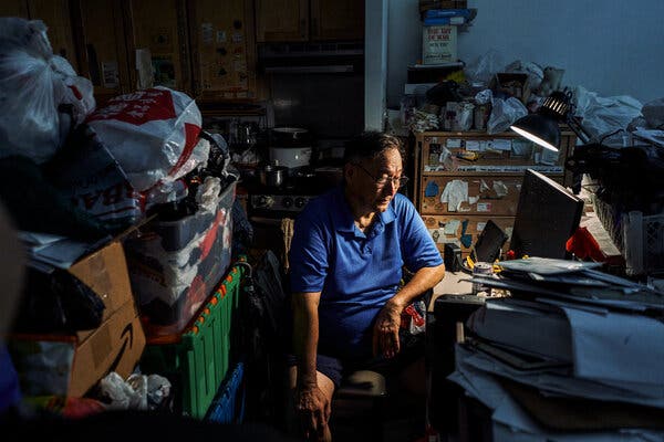 Mr. Chin this month in his Brooklyn apartment. 