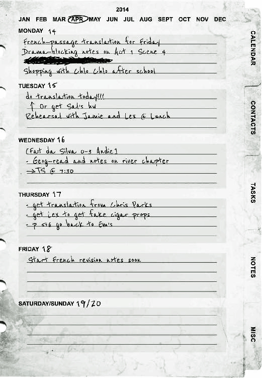 2014 Calendar Jan Feb Mar Apr May Jun Jul Aug Sept Oct Nov Dec 15 14 Monday French—passage translation for Friday Drama—