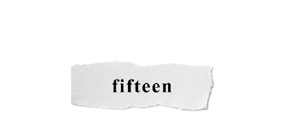 fifteen