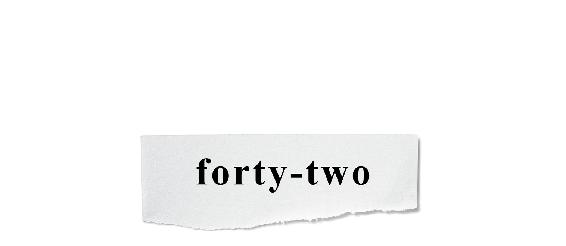 forty-two